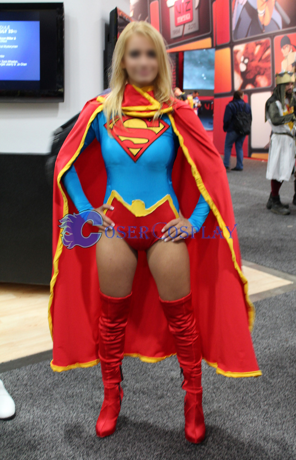 Supergirl Cosplay Costume Sexy Halloween